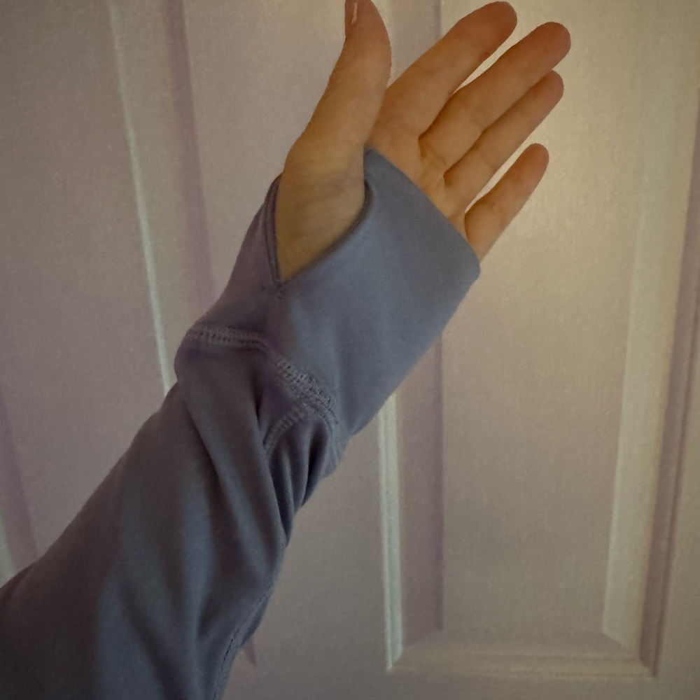 90 Degree By Reflex Light Purple Zip-Up Jacket stretchy - Picture 7 of 7